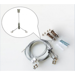 Linga de Acero Para Panel o Artefactos LED