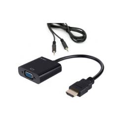 Adaptador HDMI a VGA con Audio