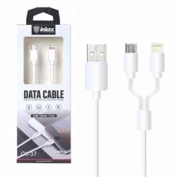 Cable USB a USB-CMicro USB Inkax CK-37 | 2.1 A, 1.2 m