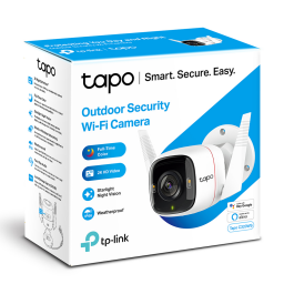 Cámara TP-LINK TAPO C320WS Para Exterior con Visión Nocturna Wifi y Ethernet QHD 2K