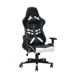 Silla Gamer MOBI | Reposabrazos, Negra y Blanca