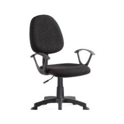 Silla de Oficina MOBI con Posa Brazos. Negro. 5 Ruedas