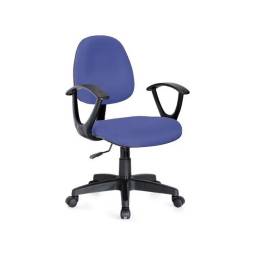 Silla de Oficina MOBI con Posa Brazos. Azul. 5 Ruedas