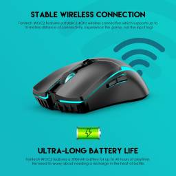 Mouse Gamer Inalmbrico FANTECH VENOM II WGC1 RGB Negro