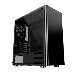 Gabinete Gamer Thermaltake V200TG Lateral Transparente Mid Tower + Fuente de 500W Con 1 Fan