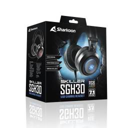 Auricular Sharkoon SKILLER SGH30 con micrófono RGB USB 7.1  Gamer