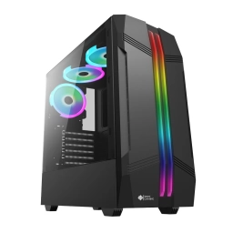 Gabinete Gamer Shot Gaming SHOT-SUP-8013 | Cristal Templado, RGB frontal