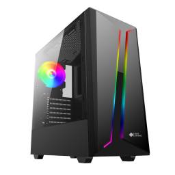 Gabinete Gamer Shot Gaming Pro Series SHOT-SUP-8011 | Cristal Templado, RGB frontal