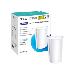 Access Point TP-LINK Deco X90 AX6600 Tri Banda WiFi6 (Pack 1 unidad) - Mesh