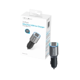 Cargador PAuto TP-LINK CP230 3 Puertos USB 33W