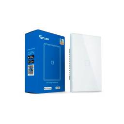 Interruptor Inteligente de Pared Sonoff T0US1C-TX | WiFi, Tctil, 1 Pulsador