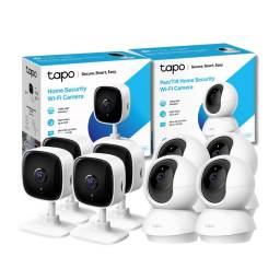 KIT 8  - 4 Cmaras TAPO C100  + 4 Cmaras TAPO C200