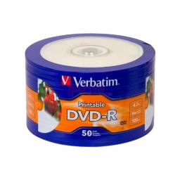 DVD-R Virgen Verbatim 97167 | Imprimible, 50 unidades 