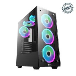 Gabinete Gamer Shot Gaming Pro Series SHOT-SUP-8012-80A Cristal Templado