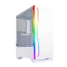 Gabinete Gamer Shot Gaming Pro Series SHOT-SUP-8335WHITE | Cristal Templado, RGB frontal