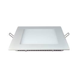 Panel LED de Embutir | Cuadrado, 12W, Luz Fra