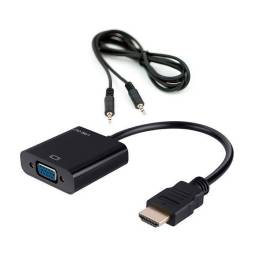 Adaptador de HDMI a VGA con Audio