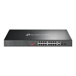 Switch TP-LINK DS1018GMP | 16 Puertos Gigabit PoE+ af/at, 2 Ranuras SFP Gigabit