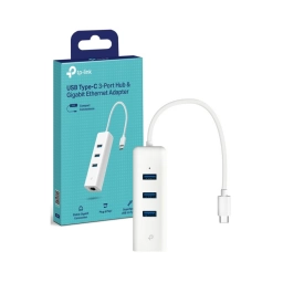 Hub TP-LINK UE330C | 3 puertos USB tipo C, Gigabit Ethernet