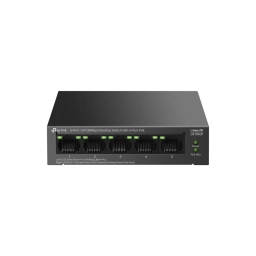 Switch TP Link LS105LP | 5 puertos a 10100 Mbps, 4 puertos PoE