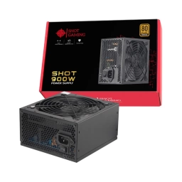 Fuente Shot Gaming Pro Series | Negra, 900W 80+ BRONZE