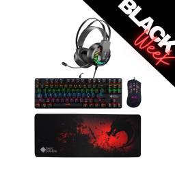 Combo Gamer: Teclado Mecnico USB SHOT-919 + Mouse Gamer USB GM06 + Auricular Gamer SHOT-GT68 + Mouse Pad de Regalo!