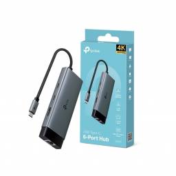 Hub TP-LINK UH6120C | Conector USB-C de 6 puertos