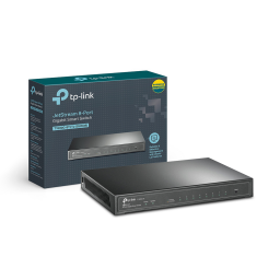 Switch TP-LINK T1500G-8T (TL-SG2008) | 8 Puertos Gigabit (1 PoE at/af)