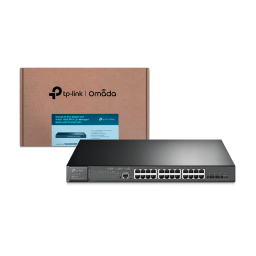 Switch TP-LINK TL-SG3428XMP | 24 Puertos Gigabit PoE ataf, 4 SFP 10Gbps