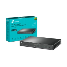 Switch TP-LINK TL-SG1210MPE | 9 Puertos Gigabit  (1 Puerto SFP Gigabit, 8 Puertos PoE) 