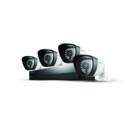 Kit DVR SAMSUNG SDS-P3042 4 Canales, 500Gb, Visi�n Nocturna, Weatherproof - Factory Refurbished