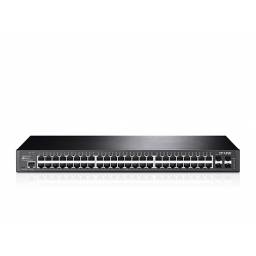 Switch TP-LINK TL-T2600G-52TS (TL-SG3452) 48 Puertos Gigabit 4 Puertos SFP Rackeable Administrable 