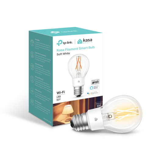 Lmpara LED Inteligente TP-LINK KL50 | Filamento, WiFi, 2700K, 7W