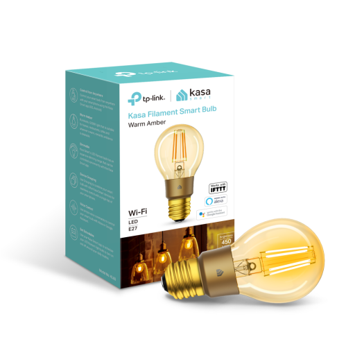 Lmpara LED Inteligente TP-LINK KL60 | Filamento, WiFi, 2000K, 5W