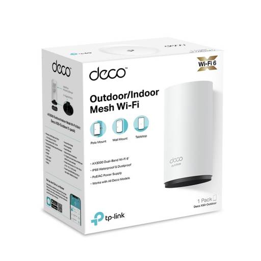 Access Point TP-LINK Deco X50 Outdoor AX300 WiFi 6 Dual Band POE (Pack 1 unidad)