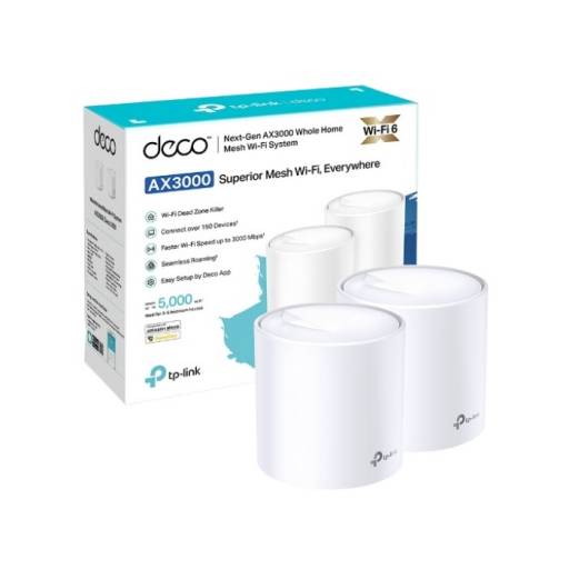 Access Point TP-LINK Deco X60 (Pack x2) | AX3000, WiFi 6, Mesh