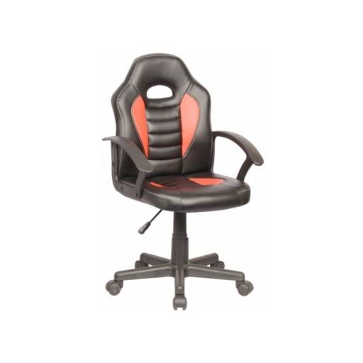 Silla Gamer para Nios | Ergonmica, Reposabrazos, Negra y Roja