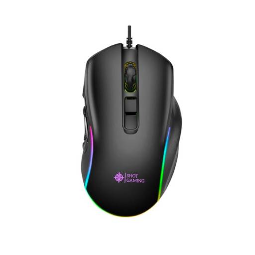 Mouse Gamer USB Shot Gaming Pro Series SHOT-M850 | Negro