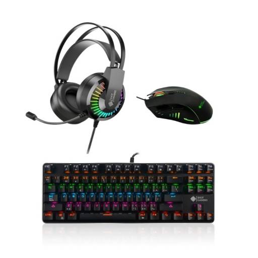 Combo Teclado 919 + Mouse M799 +  Auriculares GT68 | Shot Gaming Pro Series