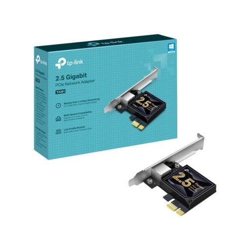Tarjeta de Red TP-LINK TX201 | PCI-E, 2.5 Gbps