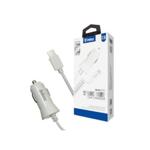 Cargador de Auto Micro USB Inkax | 2.1 A