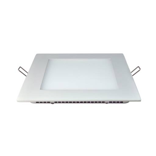 Panel LED de Embutir | Cuadrado, 12W, Luz Clida