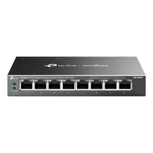 Switch TP-LINK DS108GP | 8 Puertos Gigabit PoE+ af/at