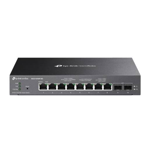 Switch Smart TP-LINK SG2210XMP-M2 | 8 Puertos 2.5G PoE+ at/af, 2 Ranuras Gigabit SFP+