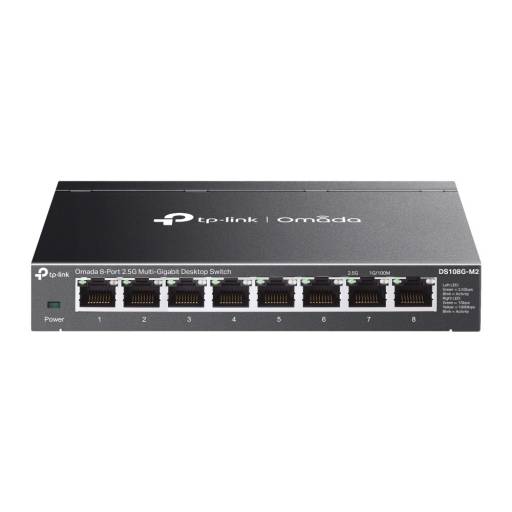 Switch Omada DS108G-M2 |  8 puertos de 2.5 Gbps