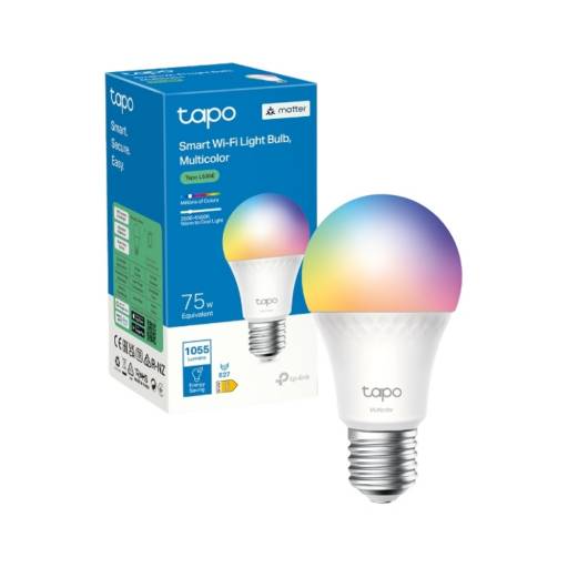 Lmpara LED Inteligente TP-LINK Tapo L535E | WiFi, RGB, Multicolor, 8.6 W