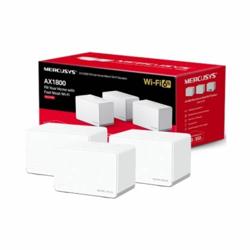 Acces Point MERCUSYS Halo H70X (Pack x3) | AX1800, Mesh, WiFi 6