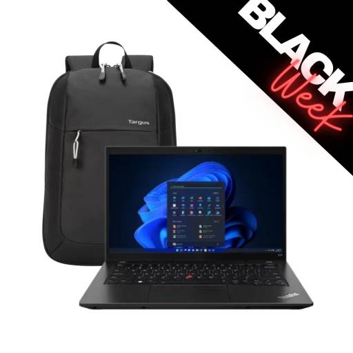Combo: Notebook Lenovo ThinkPad L14 + Mochila para Notebook Targus de Regalo!