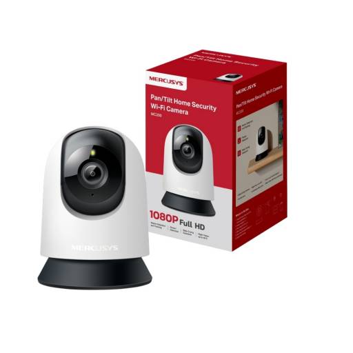 C�mara WiFi Pan/Tilt MERCUSYS MC200  | HD, Movimiento horizontal y vertical