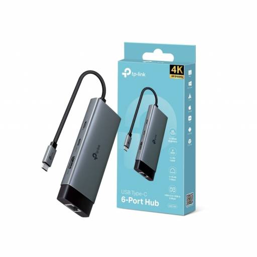 Hub TP-LINK UH6120C | Conector USB-C de 6 puertos